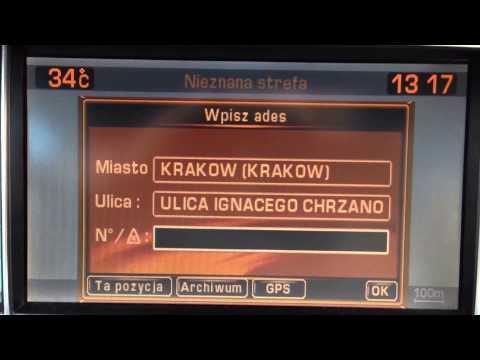 Fiat RT3 NaviDrive Tłumaczenie nawigacji - Polskie menu
